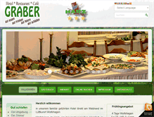 Tablet Screenshot of hotel-graber.de